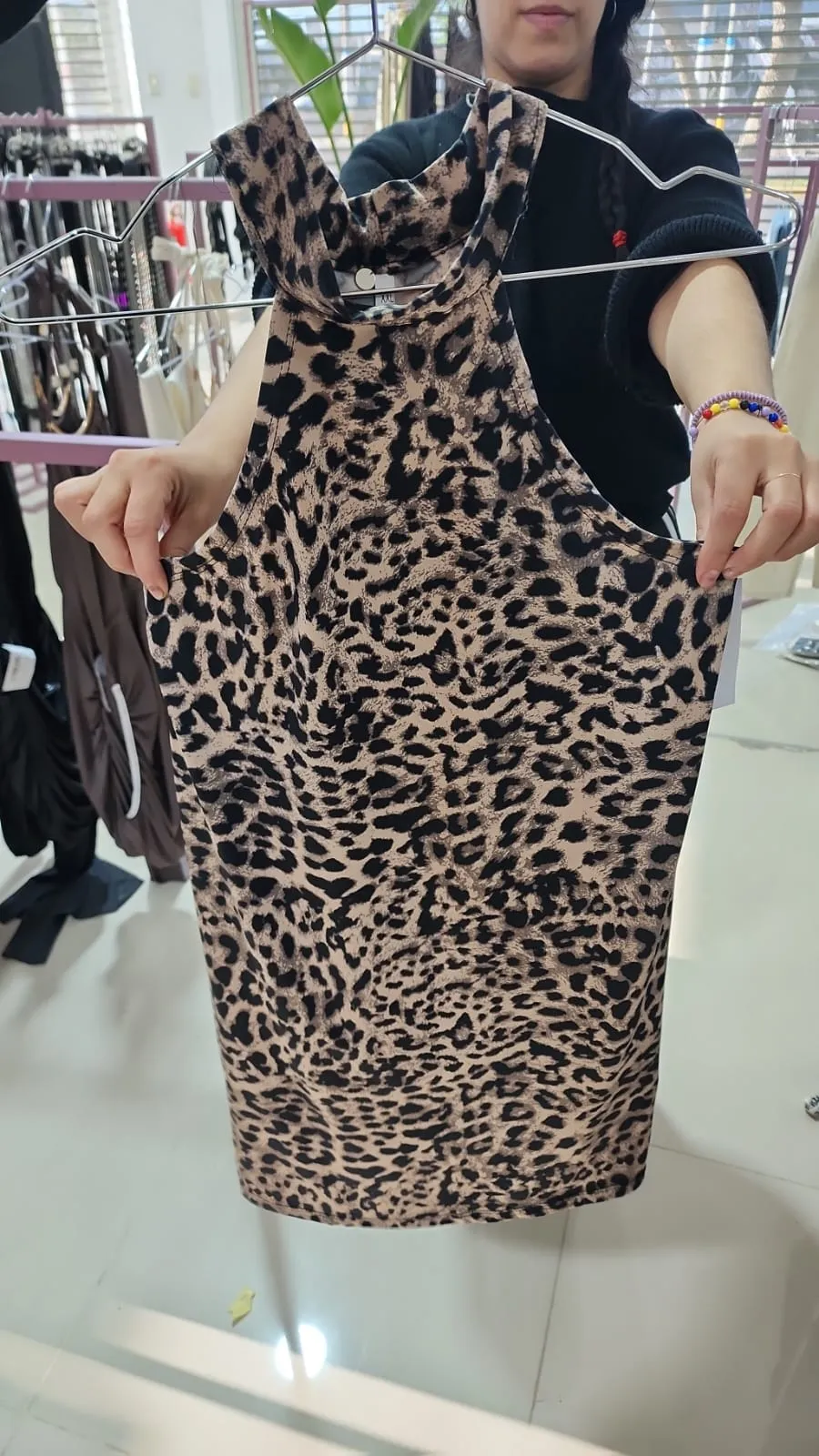 Vestido Animal Print Corto